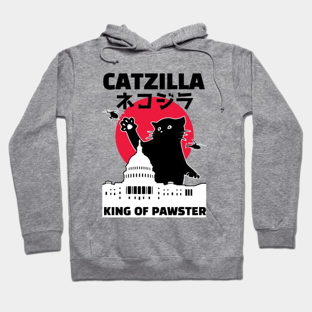 CATZILLA - King of Pawster Hoodie by uncommontee